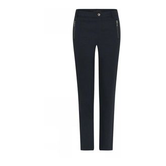C.Ro Blue Dot Zip Pocket Trousers - female - C.Ro - Slim-fit Trousers - Black - 3XL - Trousers