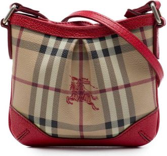 Burberry Pre-owned Burberry Mini Haymarket Check Coated Canvas Hartham Crossbody Ladies 2QB7DY86TTFP3YRV