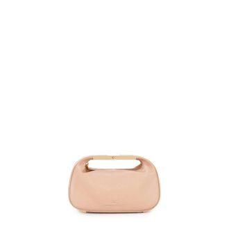 Elisabetta Franchi Hobo Bag with Jewel Handle - female - Elisabetta Franchi - Handbags - Beige - ONE SIZE - Bags