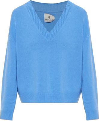 Anine Bing Lee Sweater - Dames - Cashmere truien - Blauw - XS - Kasjmier - Truien & Vesten