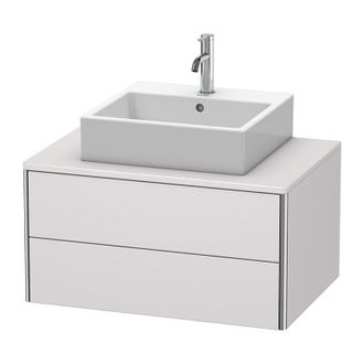 Duravit Mueble De Pared Duravit Xsquare 80.0 X 54.8 Cm, 2 Cajones, Color (frente/cuerpo): Blanco Lila Seda Laca Mate - Xs491008787