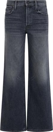 Mother Say Youre Sorry Wide Jeans - Dames - Loose Fit Jeans - Grijs - W26 - Katoen - Jeans