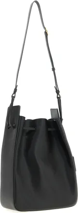 Saint Laurent Womens Bicolor Calfskin Crossbody Bag