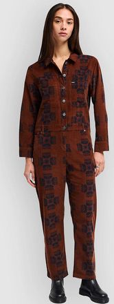 Rvca Shannen Relaxed Jumpsuit braun