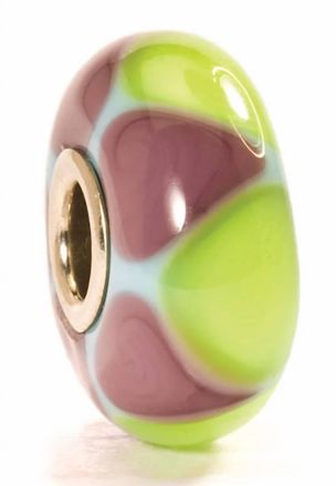 Trollbeads Womens Triangles Glass Bead Charm In Green