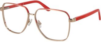 Guess Vierkante Metalen Plastic Bril