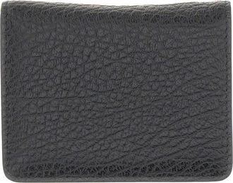 Maison Margiela Leather cardholder with key-ring Man One Size
