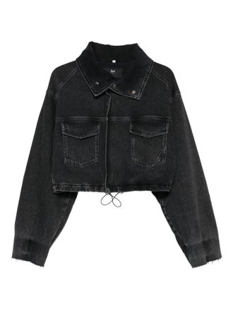 3x1 Jeanne jacket - women - Cotton/Elastane - S - Black
