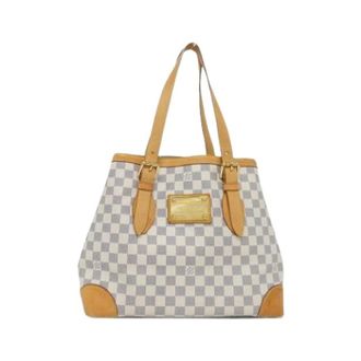 Louis Vuitton Pre-owned Tote Bags, female, White, Size: ONE SIZE Pre-owned Vintage Canvas Tote Bag