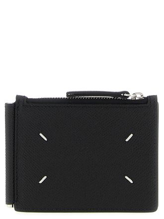 Maison Margiela Logo Wallet Wallets And Card Holders Black