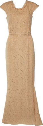 Fendi silk maxi dress - Neutrals