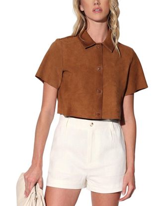 Walter Baker Karla Suede Top