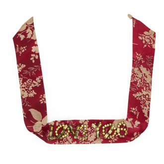 Red Valentino Haarband - Dames - Haaraccessoires - Rood - ONE Size - Polyester - Accessoires
