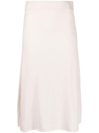 Yves Salomon Flared rok - Beige