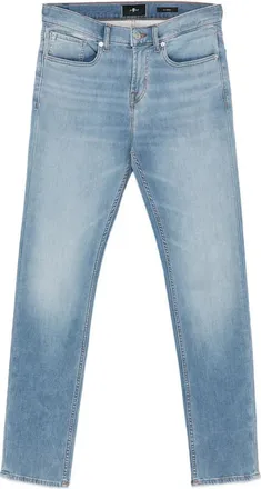 7 For All Mankind Belt-loop Faded Jeans