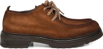 Giuliano Galiano Stivali Jean in pelle scamosciata - Marrone