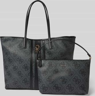 Guess Handtasche im Logo-Design Modell ERENIA in Anthrazit, Größe 1
