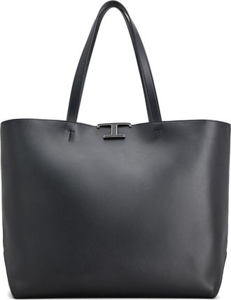 Tod's leather tote bag - men - CALFSKIN - One Size - Black