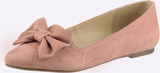 Andrea Conti Ballerina ANDREA CONTI, Damen, Gr. 36, rose, Leder, Veloursleder, Schuhe Ballerina