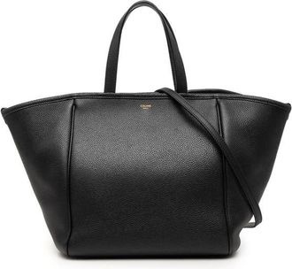 Celine Pre-owned Celine Small Grained Calfskin Folded Cabas Tote Ladies UY1U58AJA1AQI3VM