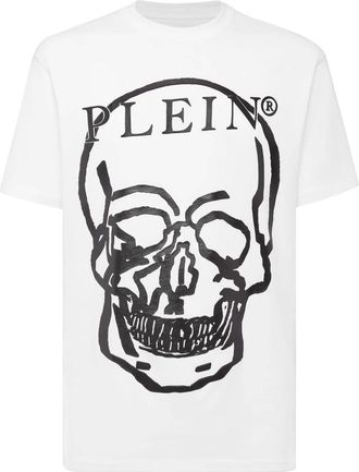 Philipp Plein unisex, Tops, Wit, Maat: 2XL Jersey