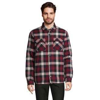 SOLS Geruit overhemd voor volwassenen Noah (Medium Bourgondi&euml;)