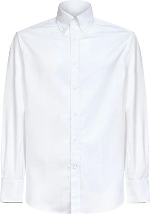 Brunello Cucinelli button-down long-sleeve shirt - White