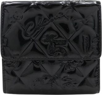 Chanel Pre-owned Stoffen Portemonnee - Dames - Vintage Accessoires - Zwart - ONE Size - Vintage