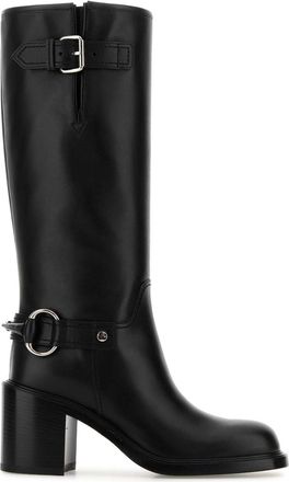 Gucci Black Leather Boots
