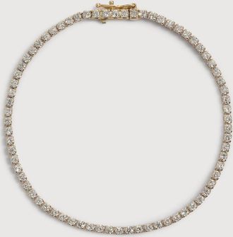 Monica Vinader Gold Diamond Tennis Bracelet 2mm Lab Grown Diamond