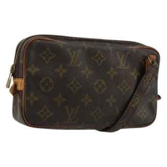 Louis Vuitton Pre-owned Cross Body Bags, female, Brown, Size: ONE SIZE Pre-owned Vintage Monogram Canvas Shoulder Bag