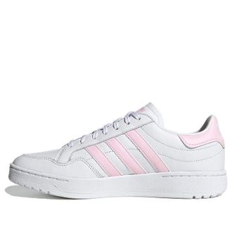 adidas (WMNS) adidas Team Court White Clear Pink FW5071