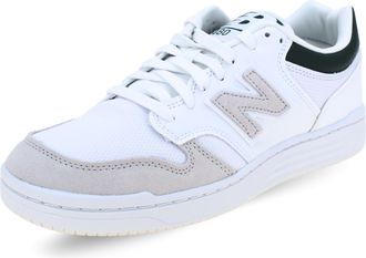 New Balance BB480 LKD Retro Hoops LKD, white, 10.5 UK