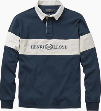 Henri Lloyd Mens Henri Lloyd Voyager Navy Blue Rugby Shirt - Size: 42