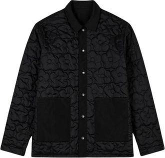Kenzo Overhemden, Heren, Zwart, L, Casual Shirts