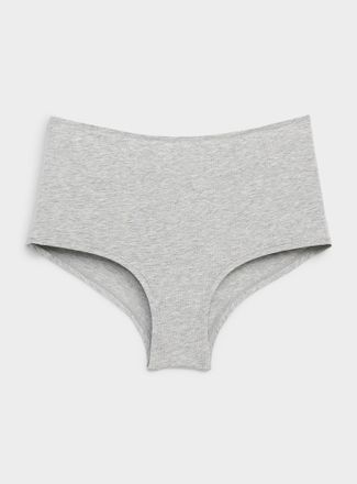 Miiyu Womens Minimalist high-waist boyshort Organic cotton