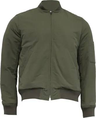A.P.C. A. P.C. Gregoire Bomber Jacket in Khaki Polyamide