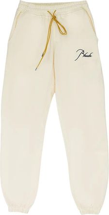 Rhude logo-detailed track pants - Neutrals