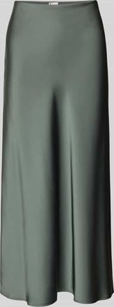 Vera Mont Satinrock mit elastischem Bund in Gruen, Gr&ouml;&szlig;e 38