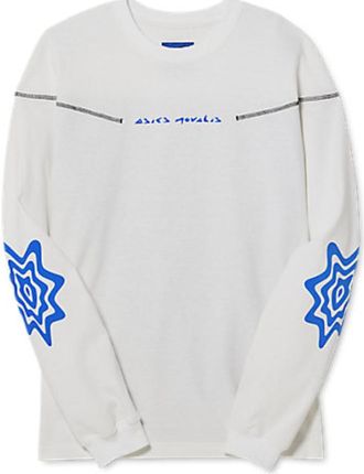 Asics Novalis Bixance Long Sleeve Top White Blue Black 2203A232-100