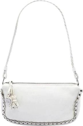 Dior Pre-owned Ethnic Shoulder Bag - Dames - Vintage Schoudertas - Wit - ONE Size - Leer - Vintage