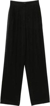 Tom Ford Satin-trimmed Pleated Trousers