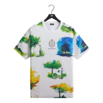 Kith x New Balance Watercolor Quinn T-Shirt White KHM030143-101