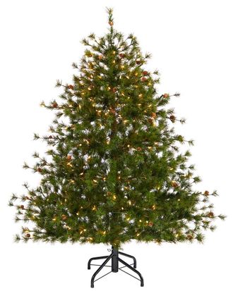 Nearly Natural 5Ft. Colorado Mountain Pine Artificial Christmas Tree