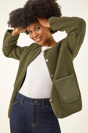 Roman Fleece Pocket Front Jacket