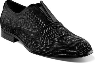 Stacy Adams Starleigh Rhinestone Slip-On Loafer in Black at Nordstrom Rack, Size 11.5