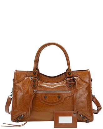 Tiffany & Fred Distressed Leather Satchel