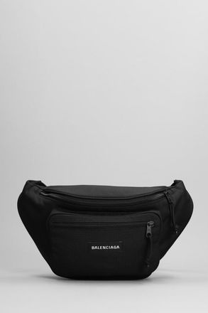 Balenciaga Explorer Waist Bag In Black Polyamide