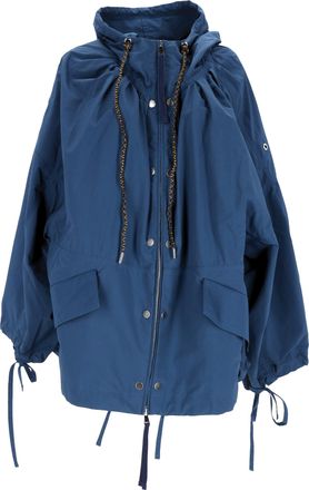 Moncler Pre-owned Womens Genius 1952 Amaranth Mountain Parka in Blue Nylon - Size EU 34 (Womens)