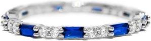 Girls Crew x Harry Potter House Band Ring in Silver/Ravenclaw at Nordstrom, Size 5